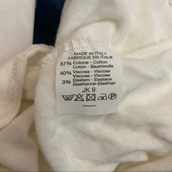 NWT Brandy Melville White Long Sleeve Crop Top - Picture 4 of 4